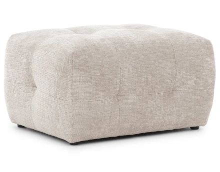 Pouf en velours texturé Diane
