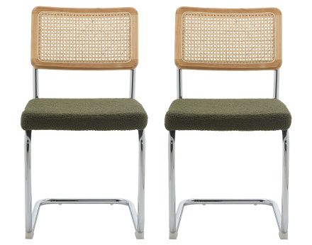 Lot de 2 chaises Damiano -...