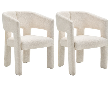 Lot de 2 fauteuils en tissu...