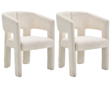 Lot de 2 fauteuils en tissu...