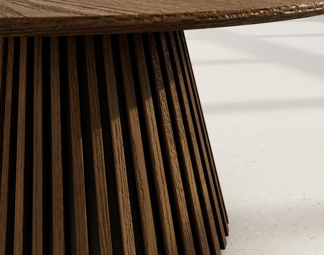 Ensemble table basse et bout de canapé Freya