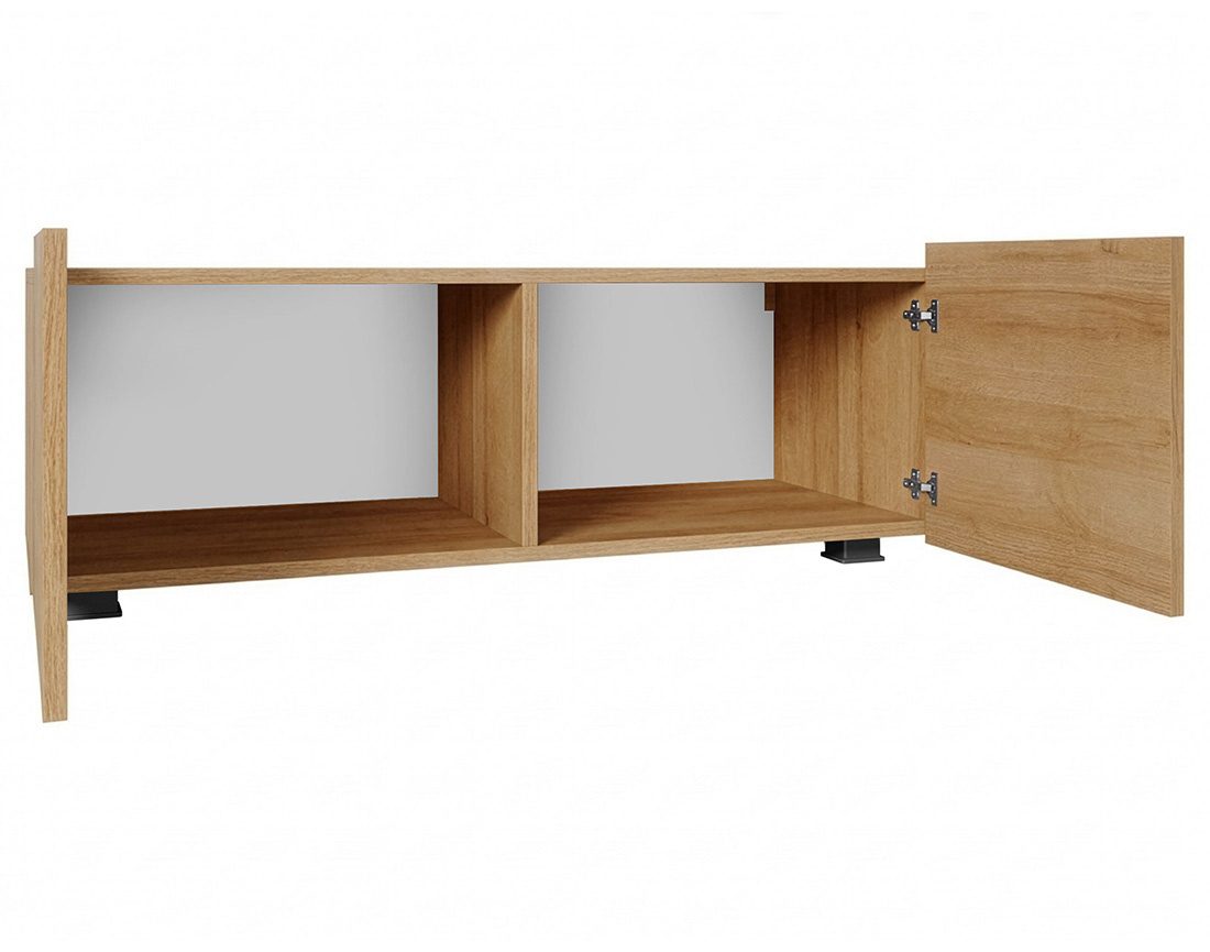 Meuble tv modulable 100 cm 2 portes Alix