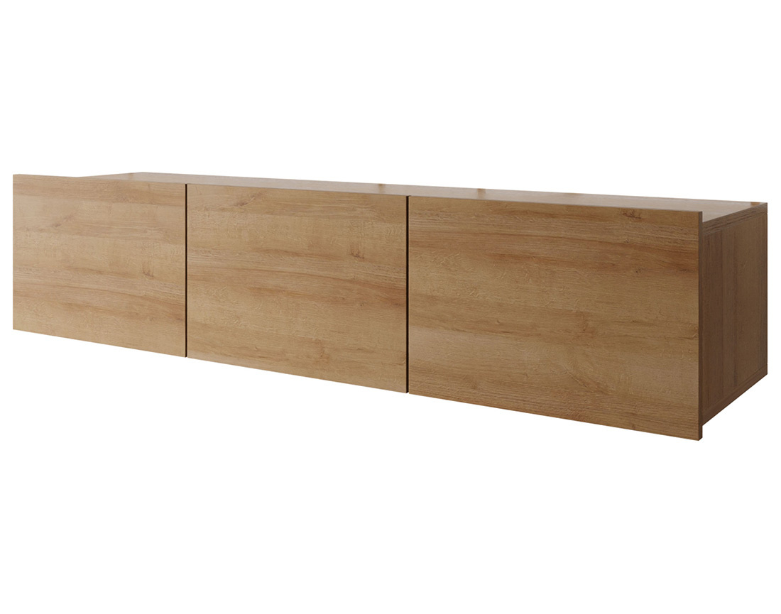 Meuble tv modulable 150 cm 3 portes Alix