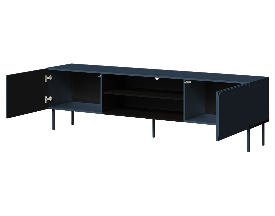 Meuble tv Elvis 200 cm 2 portes et 2 niches