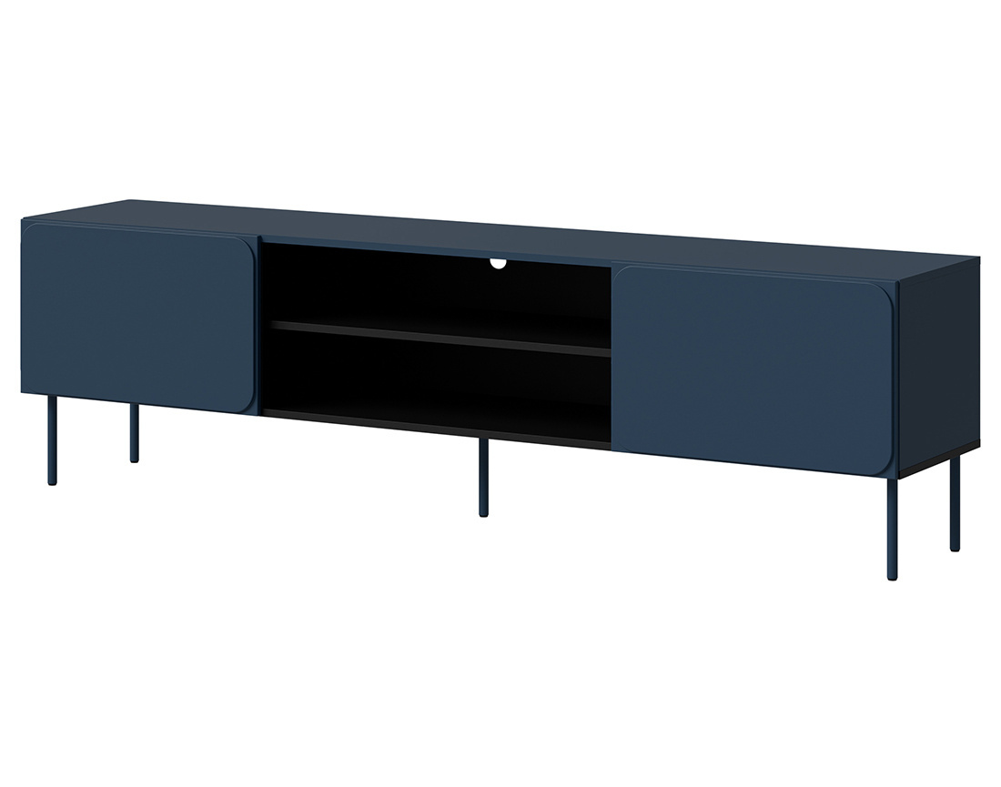 Meuble tv Elvis 200 cm 2 portes et 2 niches