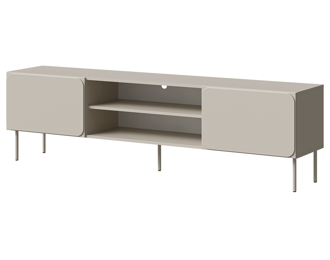 Meuble tv Elvis 200 cm 2 portes et 2 niches