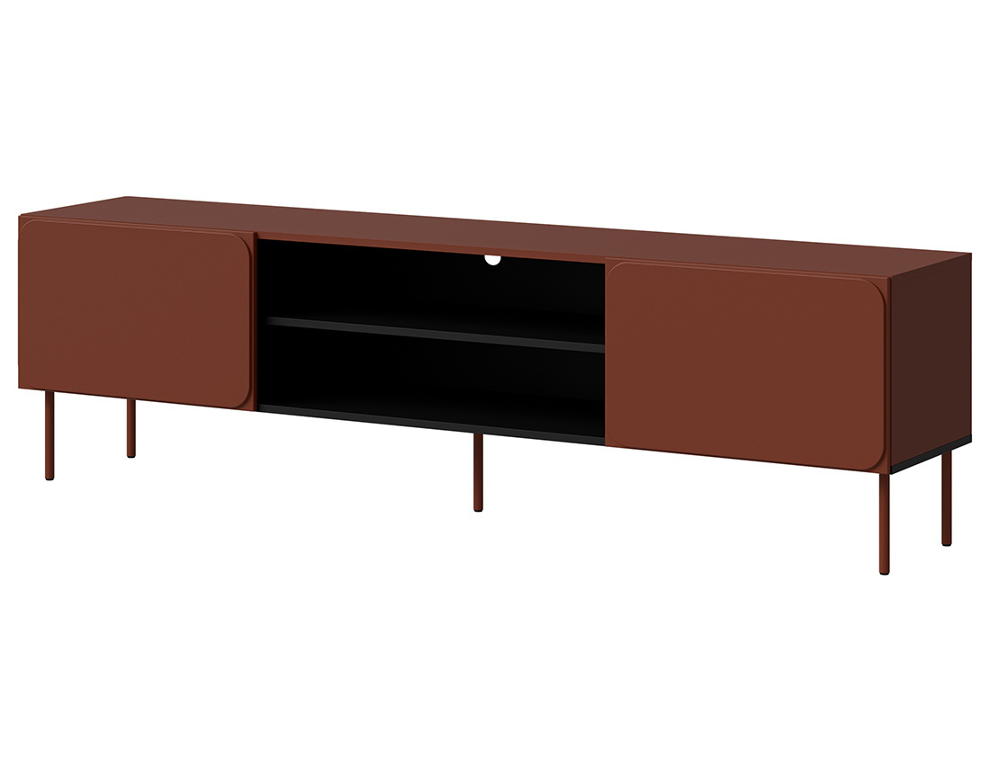 Meuble tv Elvis 200 cm 2 portes et 2 niches