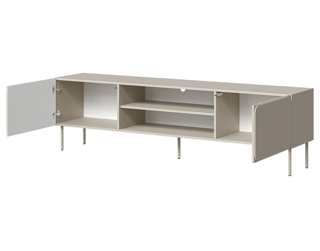 Meuble tv Elvis 200 cm 2 portes et 2 niches