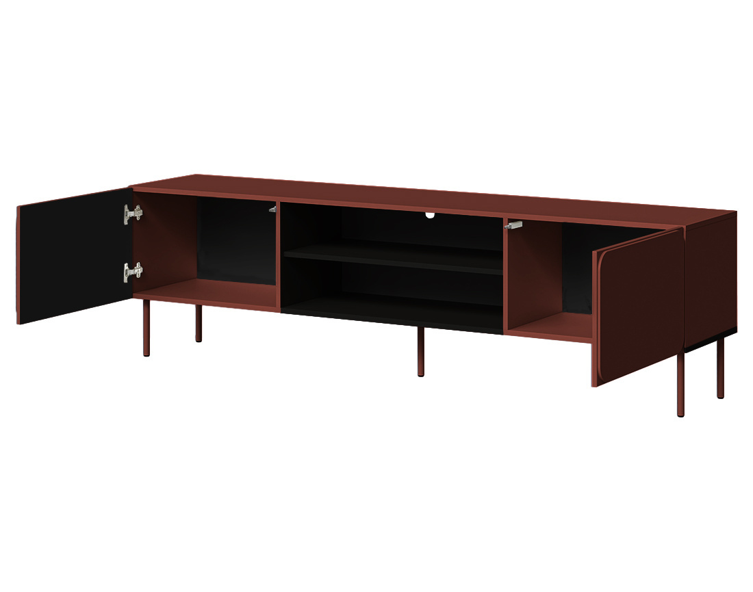 Meuble tv Elvis 200 cm 2 portes et 2 niches