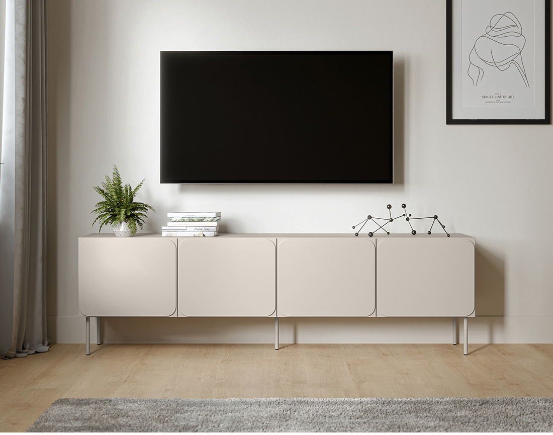 Meuble tv Elvis 200 cm 4 portes