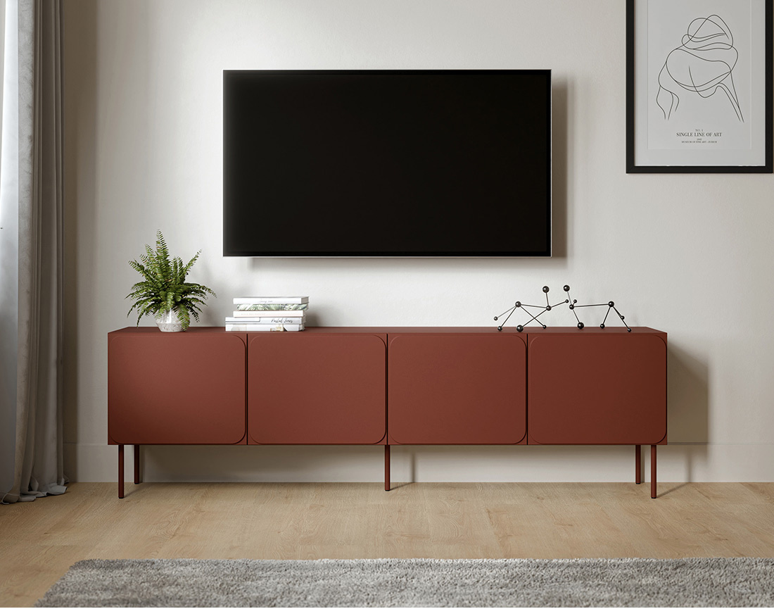 Meuble tv Elvis 200 cm 4 portes