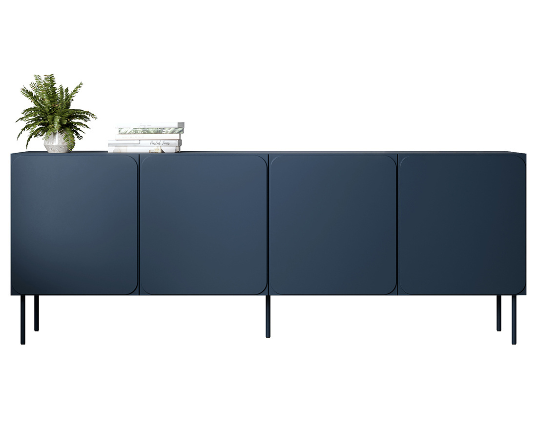 Buffet bas Elvis 200 cm 4 portes