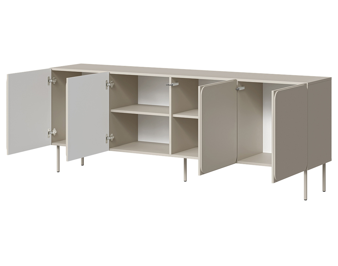 Buffet bas Elvis 200 cm 4 portes