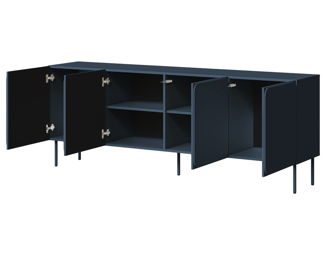Buffet bas Elvis 200 cm 4 portes