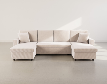 Canapé panoramique en U 7...