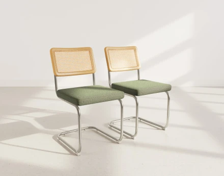 Lot de 2 chaises Damiano -...