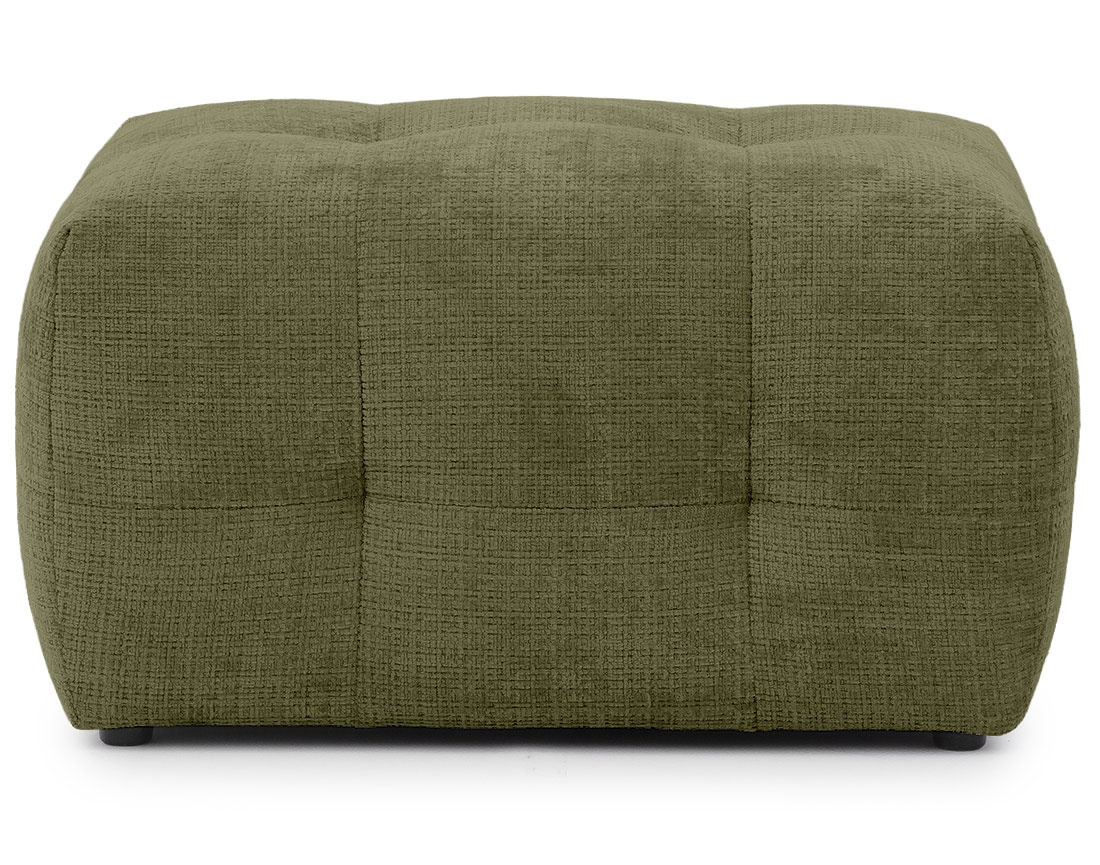 Pouf en velours texturé Diane