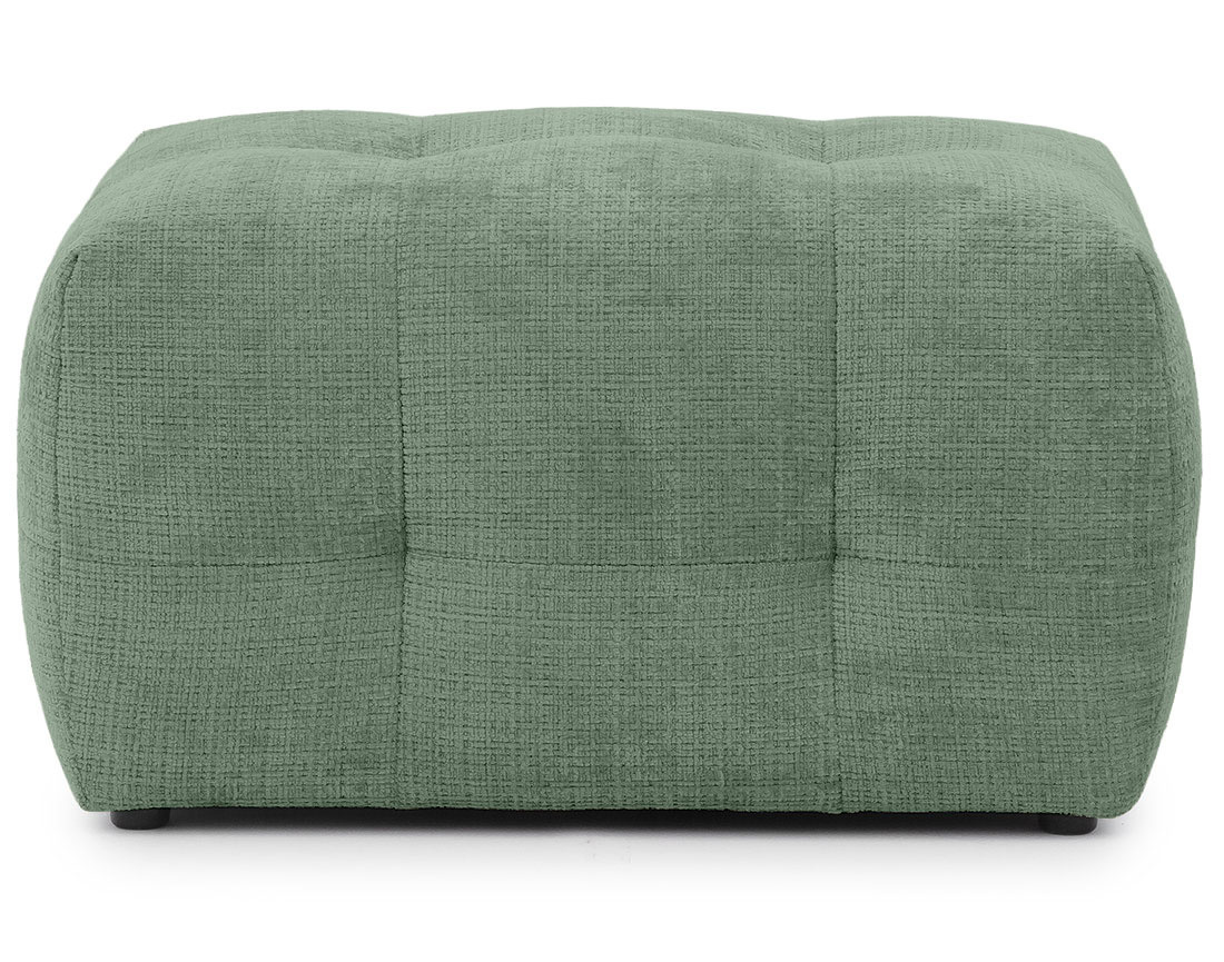 Pouf en velours texturé Diane