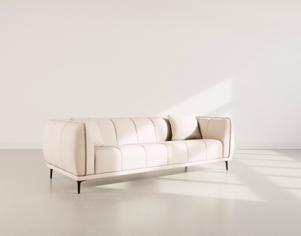 Canapé droit 3 places en...