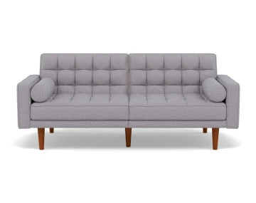 Banquette SUZANNE 2 places convertible clic-clac en tissu texturé | Best Mobilier