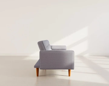 Banquette SUZANNE 2 places convertible clic-clac en tissu texturé | Best Mobilier
