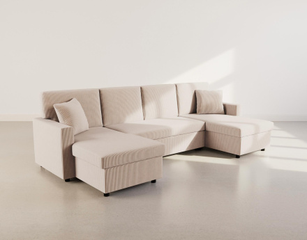 Canapé panoramique en U 7...