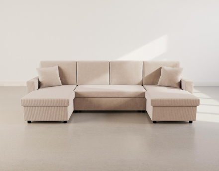 Canapé panoramique en U 7...