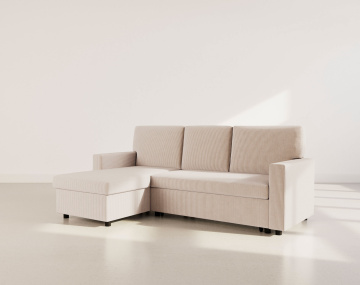 Canapé d'angle réversible 4 places convertible Meiya - Best Mobilier