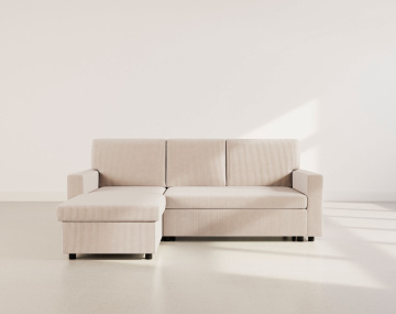 Canapé d'angle réversible 4 places convertible Meiya - Best Mobilier