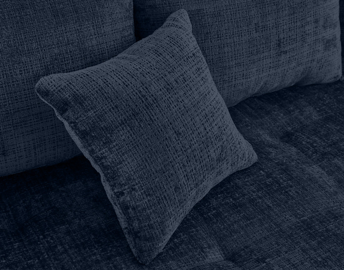 Ensemble de canapés droits Rune 2+3 places velours texturé - Best Mobilier