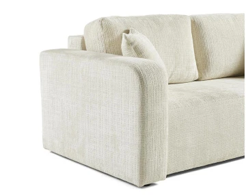 Ensemble de canapés droits Miro 2+3 places velours texturé - Best Mobilier