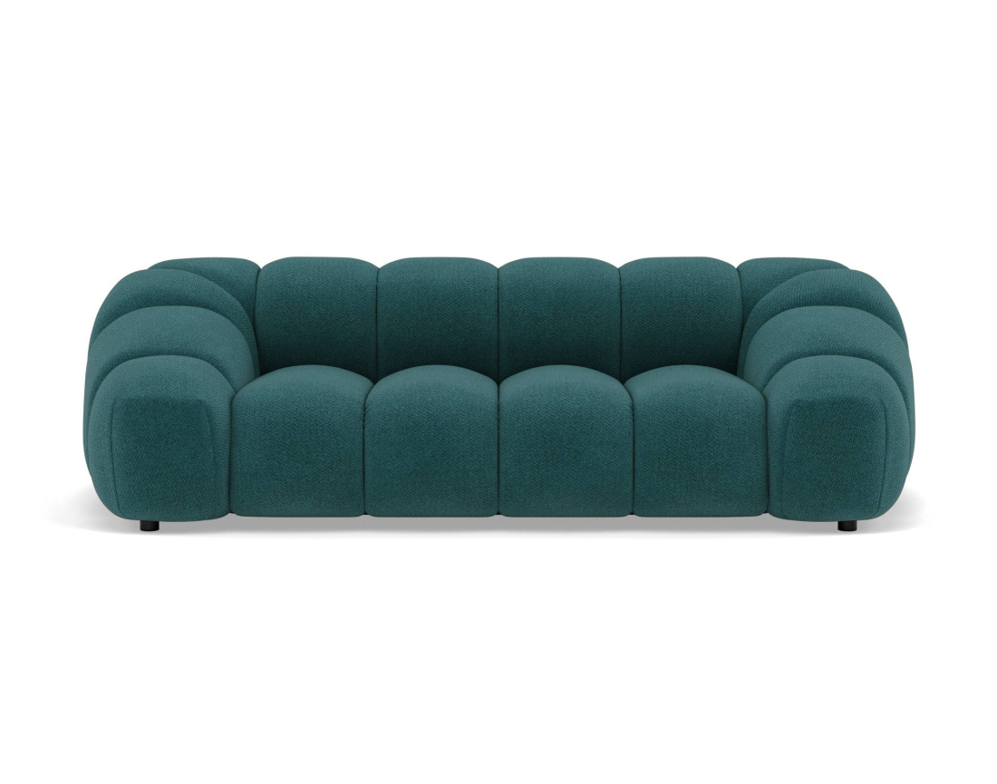 Canapé AVA 3 places en velours texturé - Best Mobilier