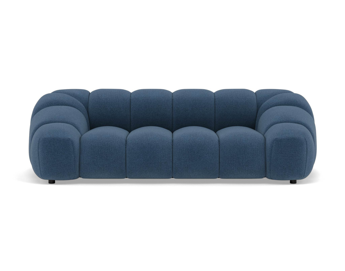 Canapé AVA 3 places en velours texturé - Best Mobilier