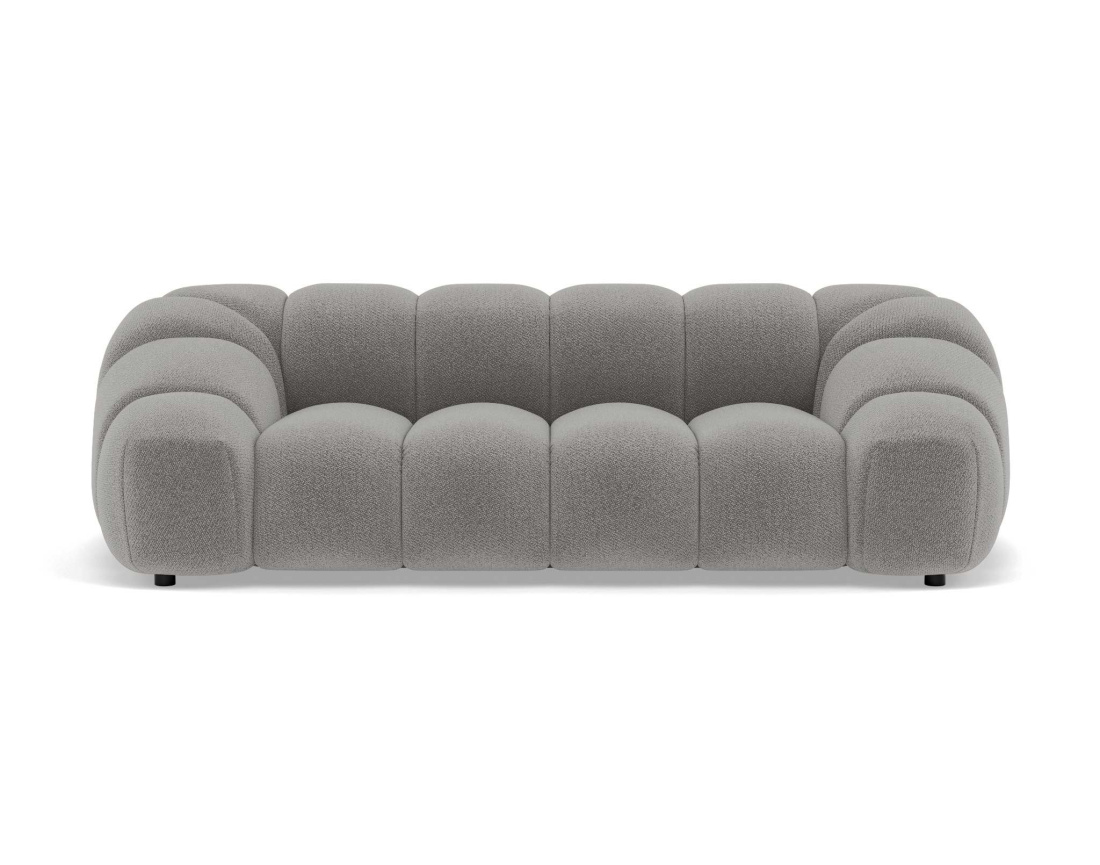 Canapé AVA 3 places en velours texturé - Best Mobilier