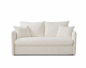 Canapé GAUTHIER 3 places convertible express couchage quotidien 140 cm matelas 14 cm en tissu texturé | Best Mobilier