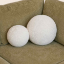 Joao - lot de 2 coussins boules en tissu bouclette