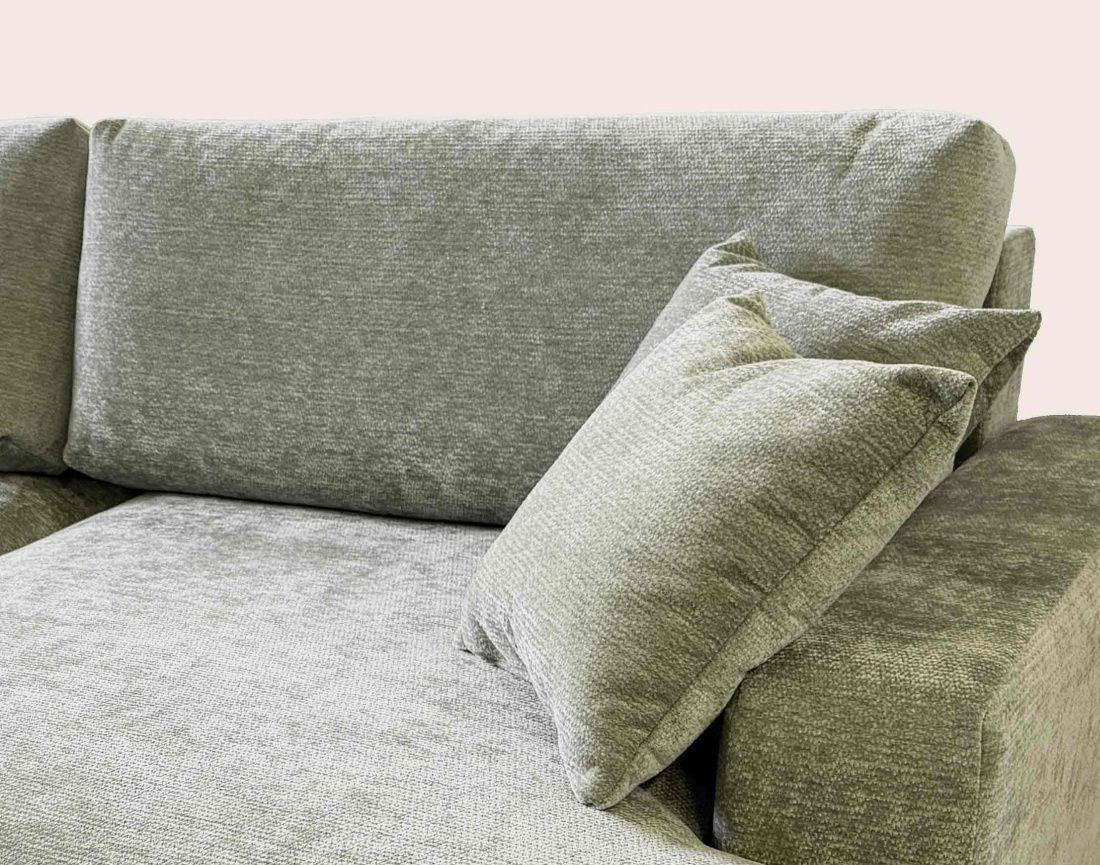 Canapé PIVOINE d'angle ouvert droit 4 places convertible coffre tissu texturé| Best Mobilier
