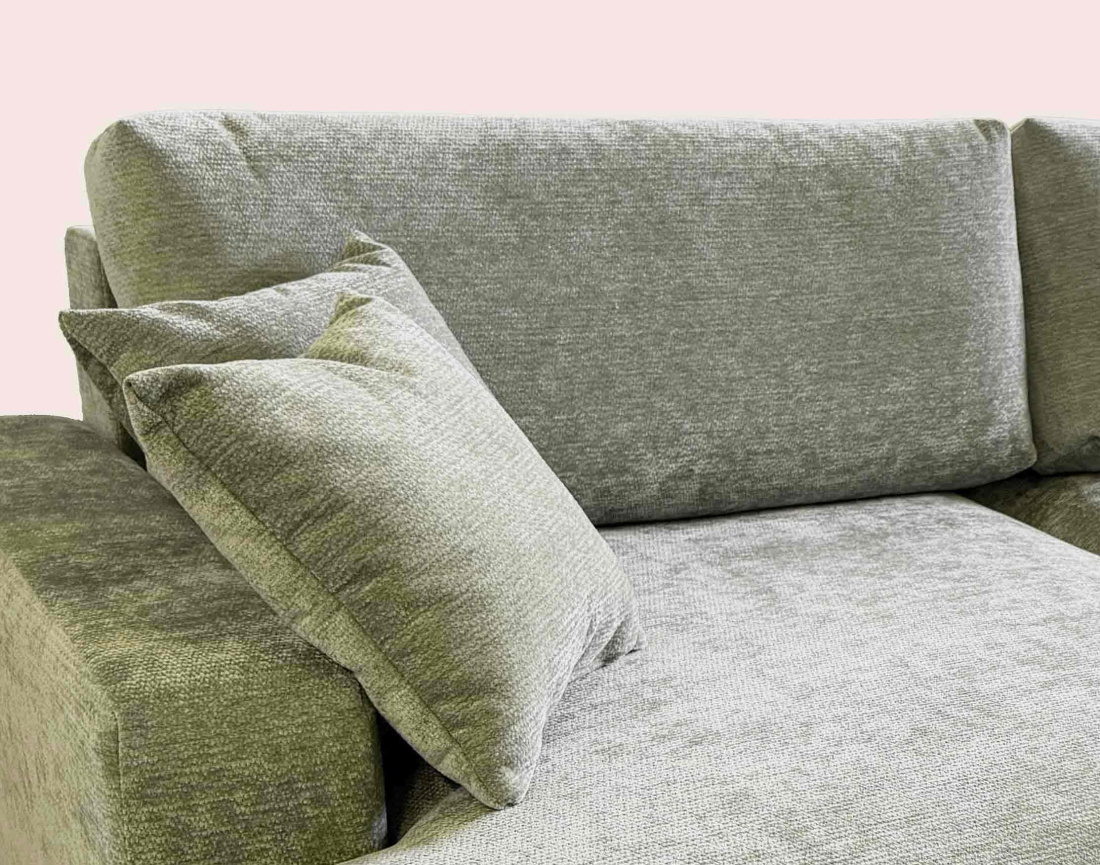 Canapé PIVOINE d'angle ouvert gauche 4 places convertible coffre tissu texturé | Best Mobilier