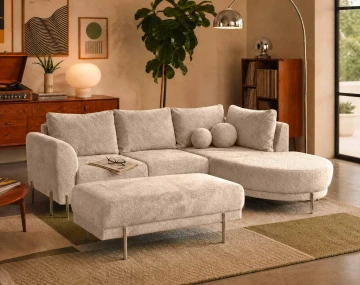 Pouf GABIN en velours...