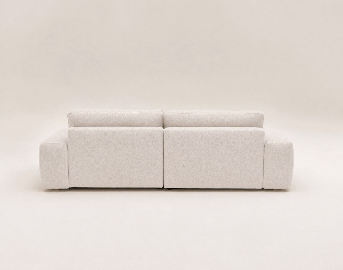 Canapé Tama d'angle droit 4 places convertible coffre tissu | Best Mobilier