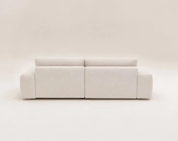 Canapé Tama d'angle droit 4 places convertible coffre tissu | Best Mobilier