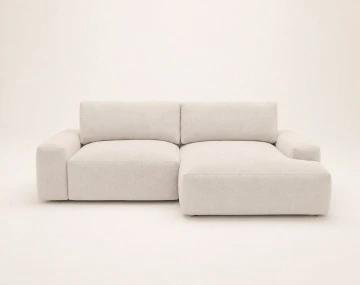 Canapé Tama d'angle droit 4 places convertible coffre tissu | Best Mobilier