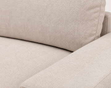 Canapé Tama d'angle droit 4 places convertible coffre tissu | Best Mobilier