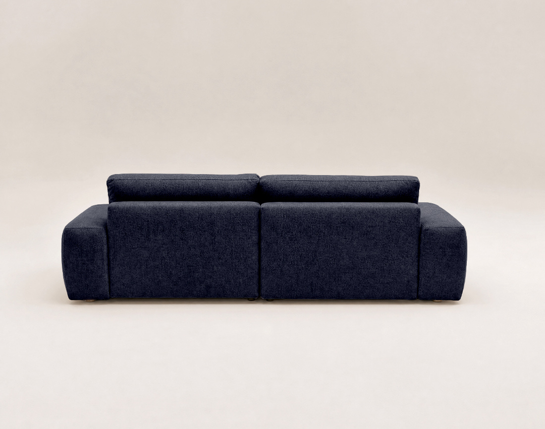 Canapé Tama d'angle droit 4 places convertible coffre tissu | Best Mobilier