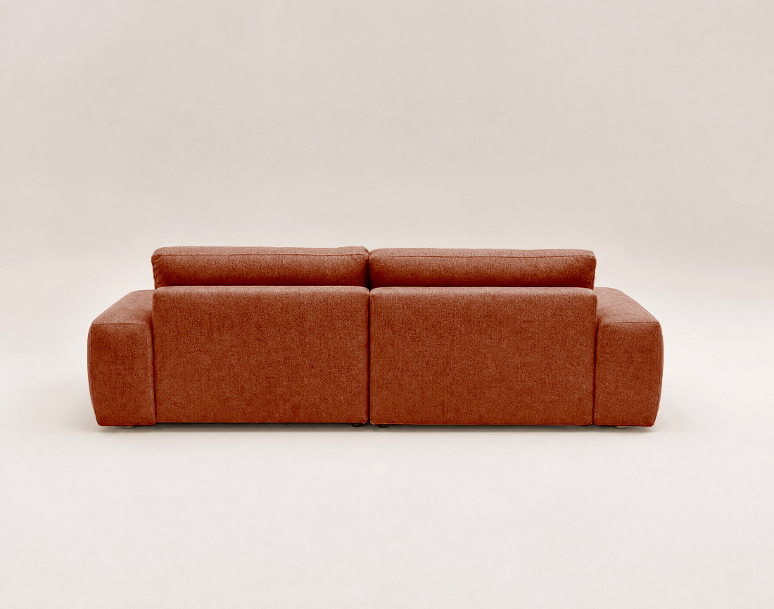 Canapé Tama d'angle droit 4 places convertible coffre tissu | Best Mobilier