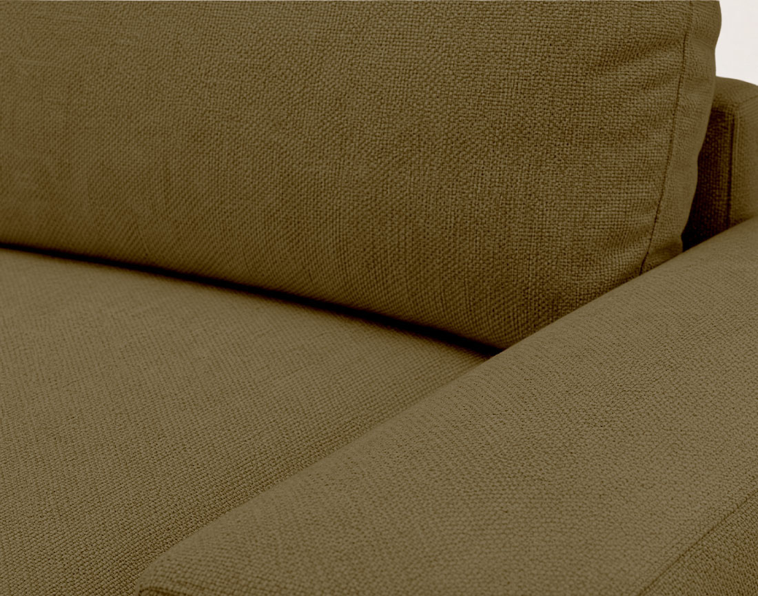 Canapé Tama d'angle droit 4 places convertible coffre tissu | Best Mobilier
