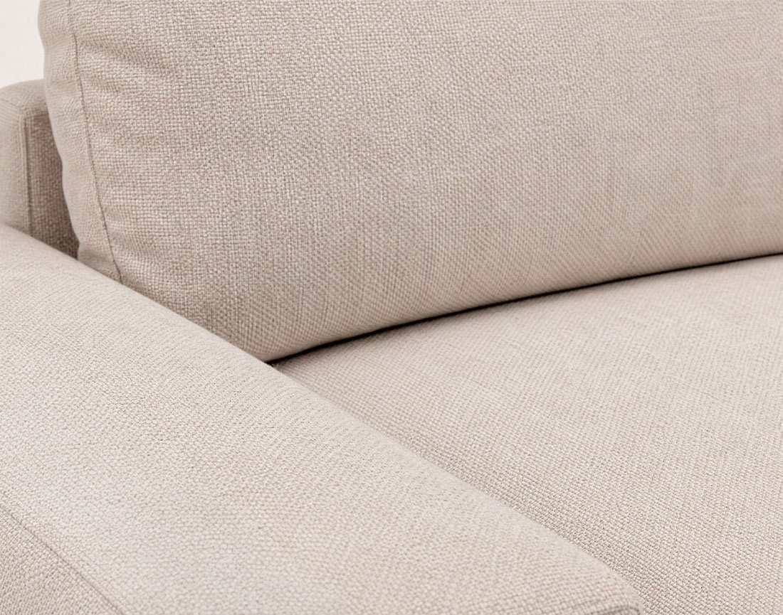 Canapé Tama d'angle gauche 4 places convertible coffre tissu | Best Mobilier
