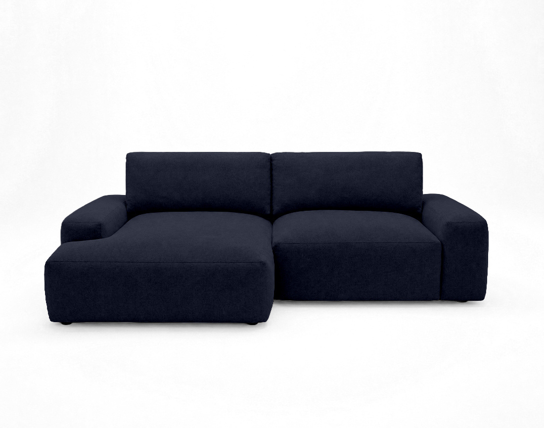 Canapé Tama d'angle gauche 4 places convertible coffre tissu | Best Mobilier