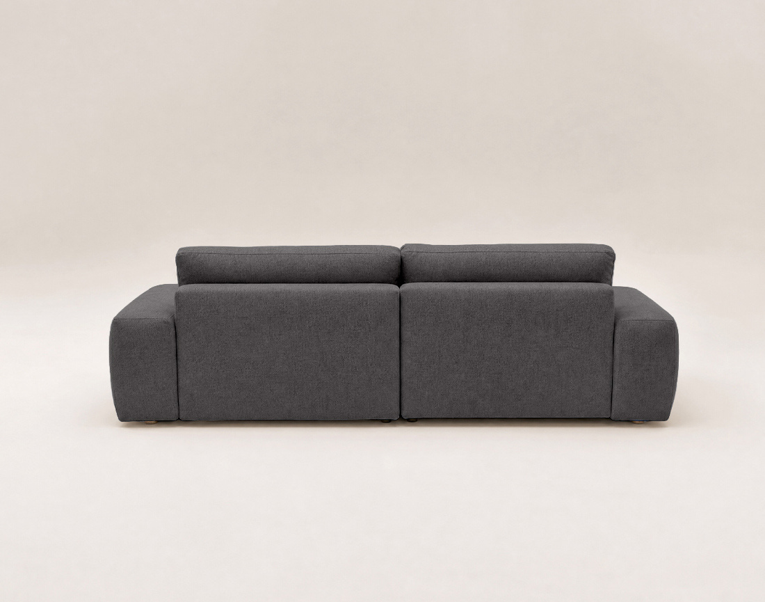 Canapé Tama d'angle gauche 4 places convertible coffre tissu | Best Mobilier