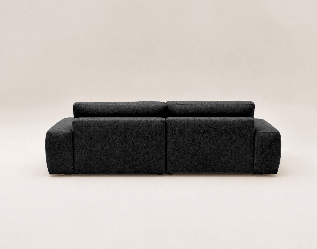 Canapé Tama d'angle gauche 4 places convertible coffre tissu | Best Mobilier